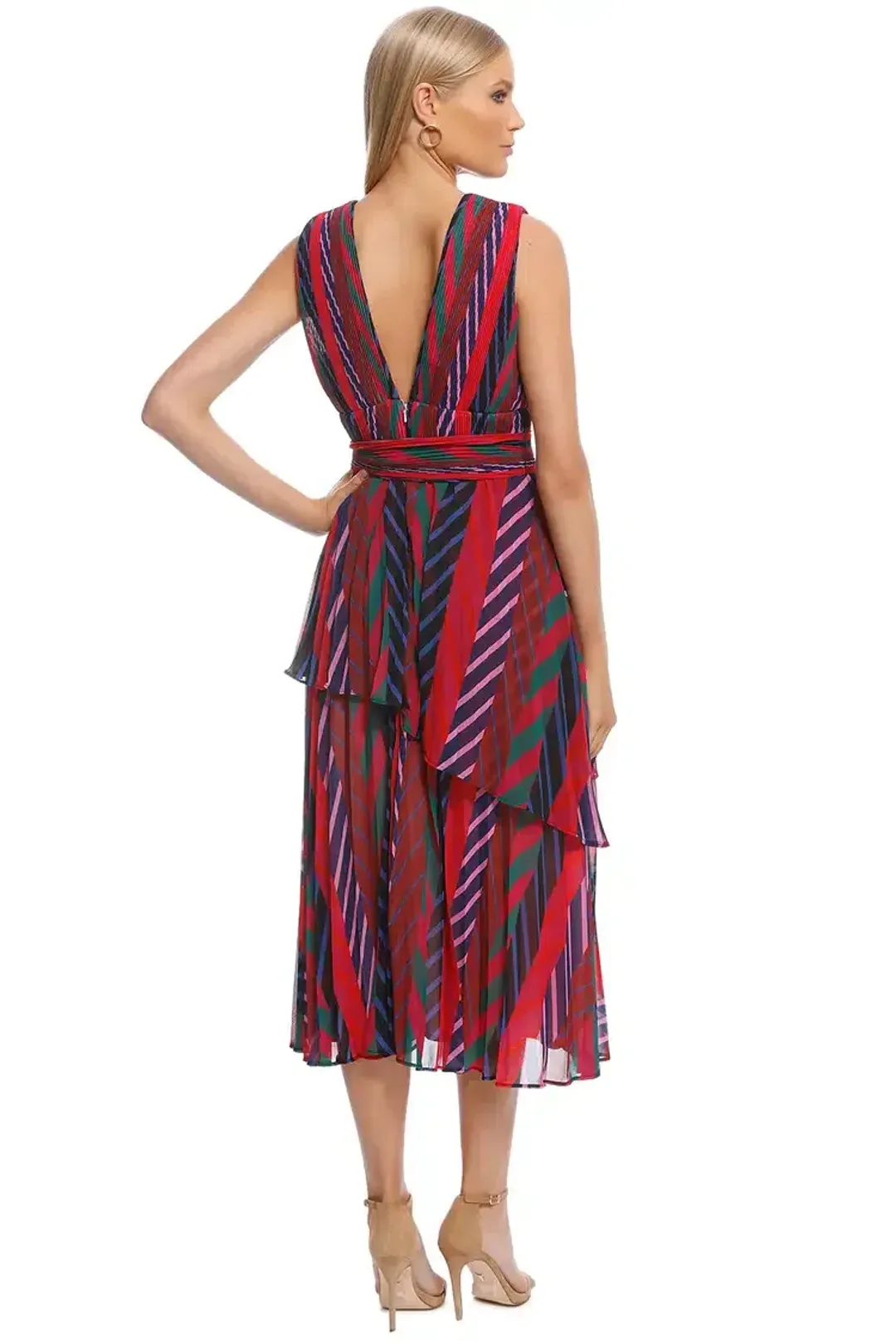 Talulah Sugar and Spice Midi Dress Multi Size 10 for rent on The Volte - main image