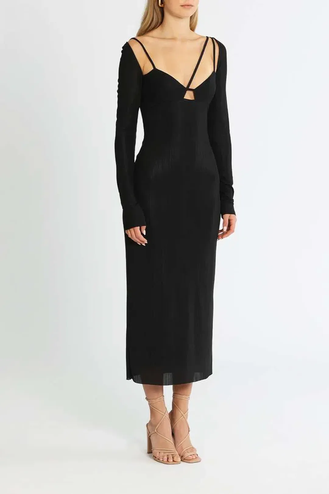 Camilla and Marc Verner Dress Black Size 8 for rent on The Volte - main image