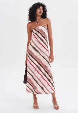 Ownley Deja Vu Strapless Dress Multi Size 8 for rent on The Volte - image 1