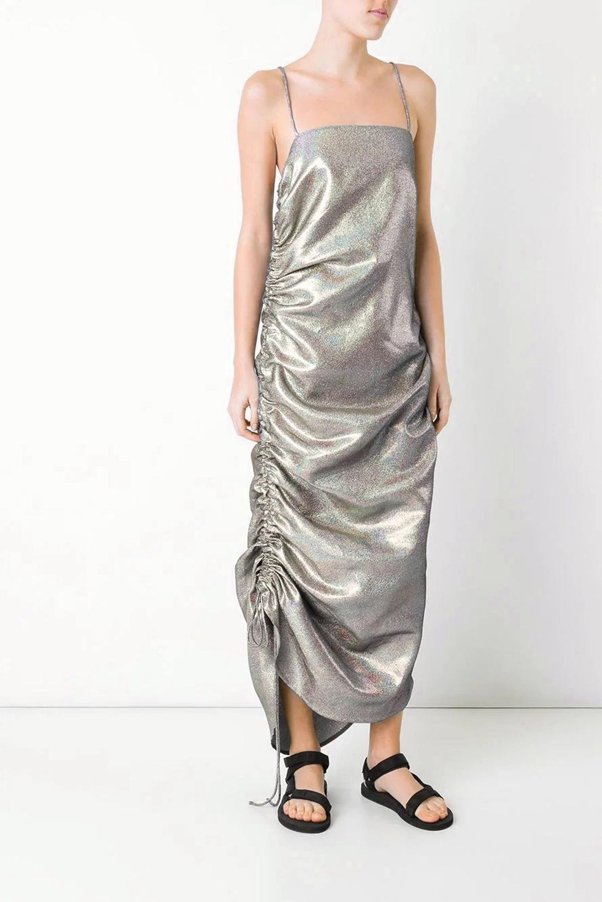 Georgia Alice Blazing Cami Dress Silver Size 8 - Image 1