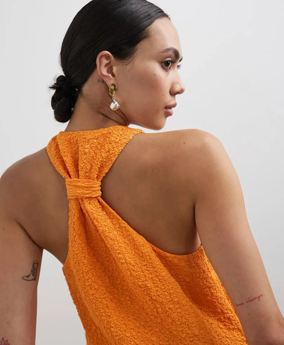 Camilla and Marc Toledo Racer Back Dress Dusty Orange Size 12 for rent on The Volte - main image