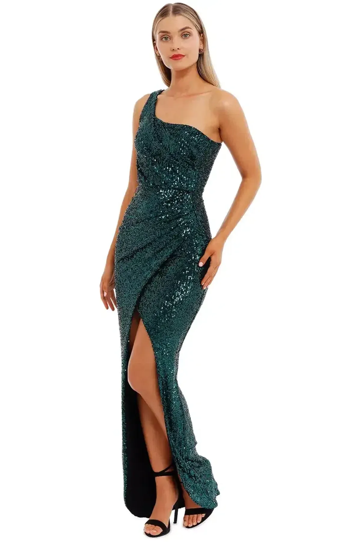 Nookie Palazzo Gown in Teal Size 12 - Image 1
