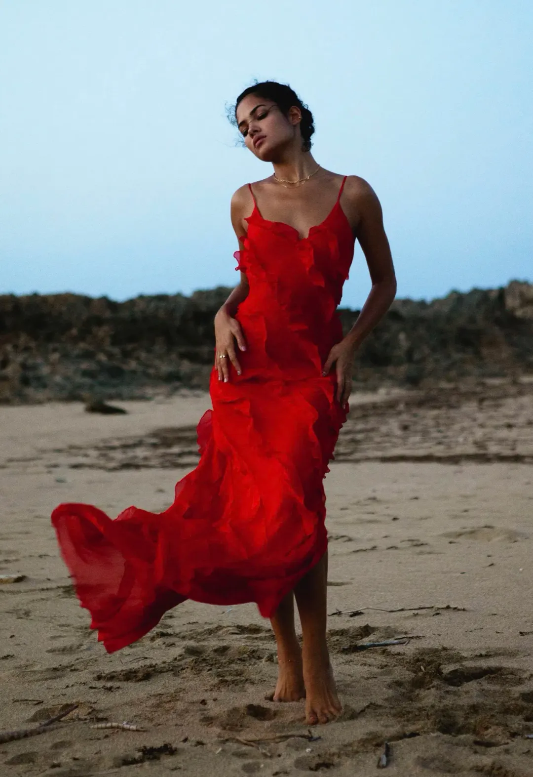 Rat and Boa Cecilia Dress Red Size 6 for rent on The Volte - main image