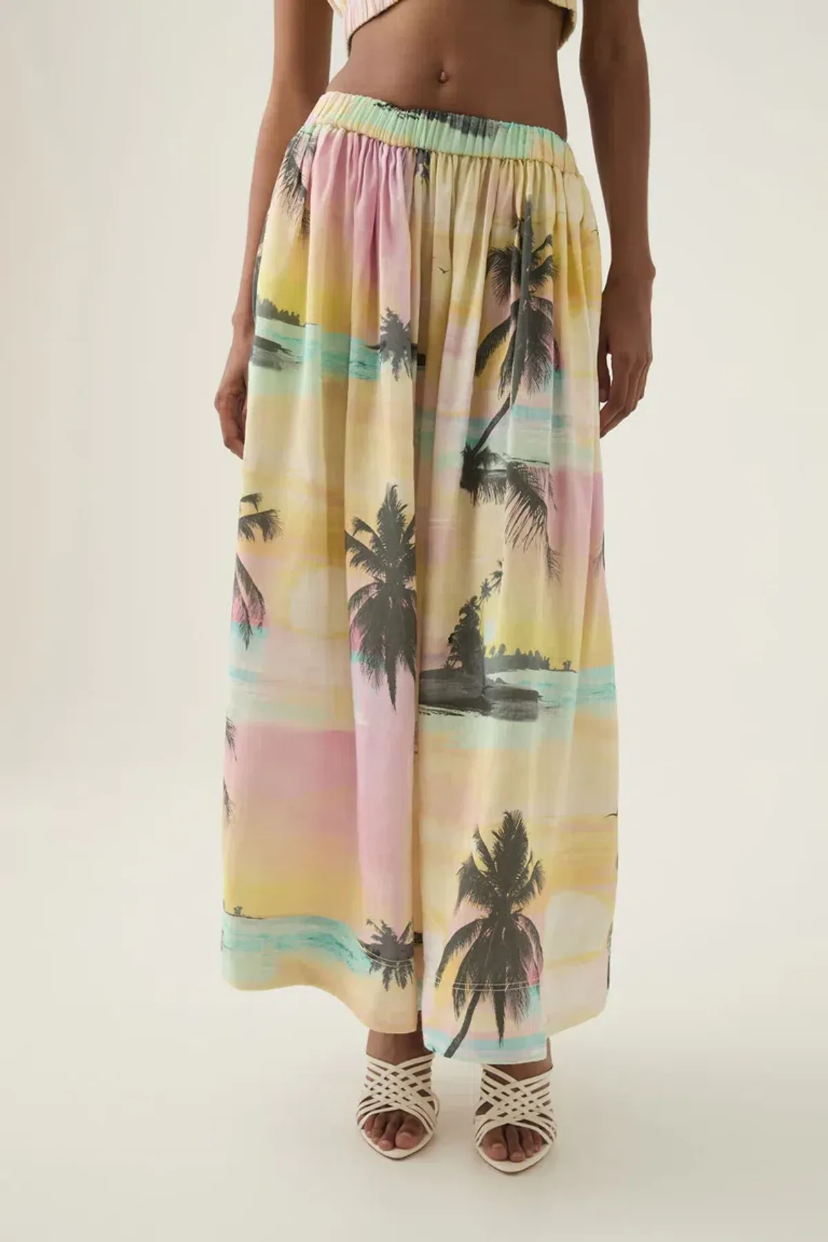 Aje Nicolette Maxi Skirt and Nicolette Elasticated Top size 8 - Image 3