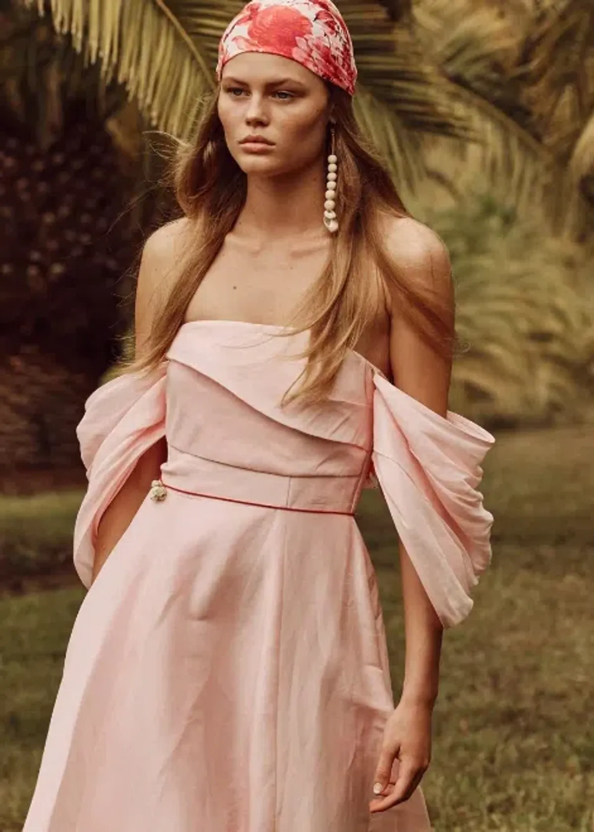 Talulah Dahlia Midi Dress Pink Size 8 - Image 2