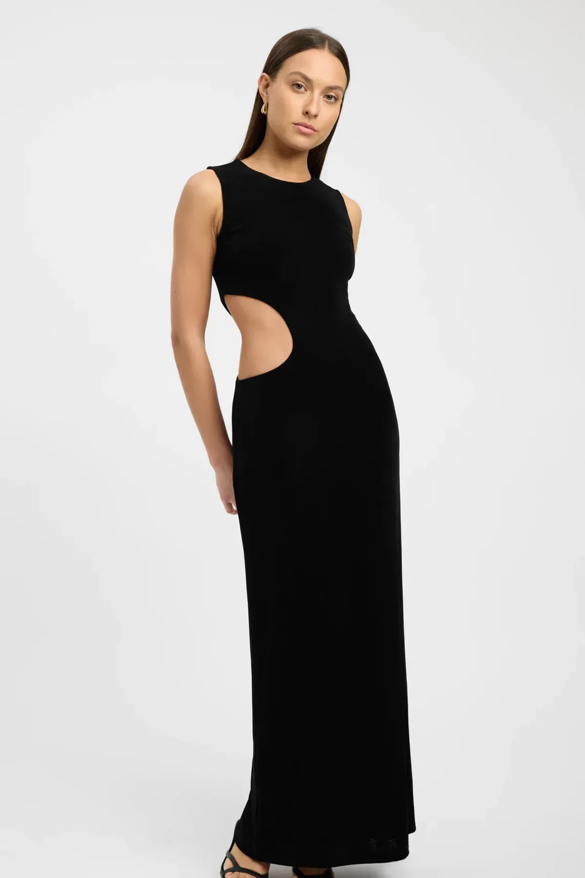 Kookai Margot Maxi Dress Black Size 8 - Image 2