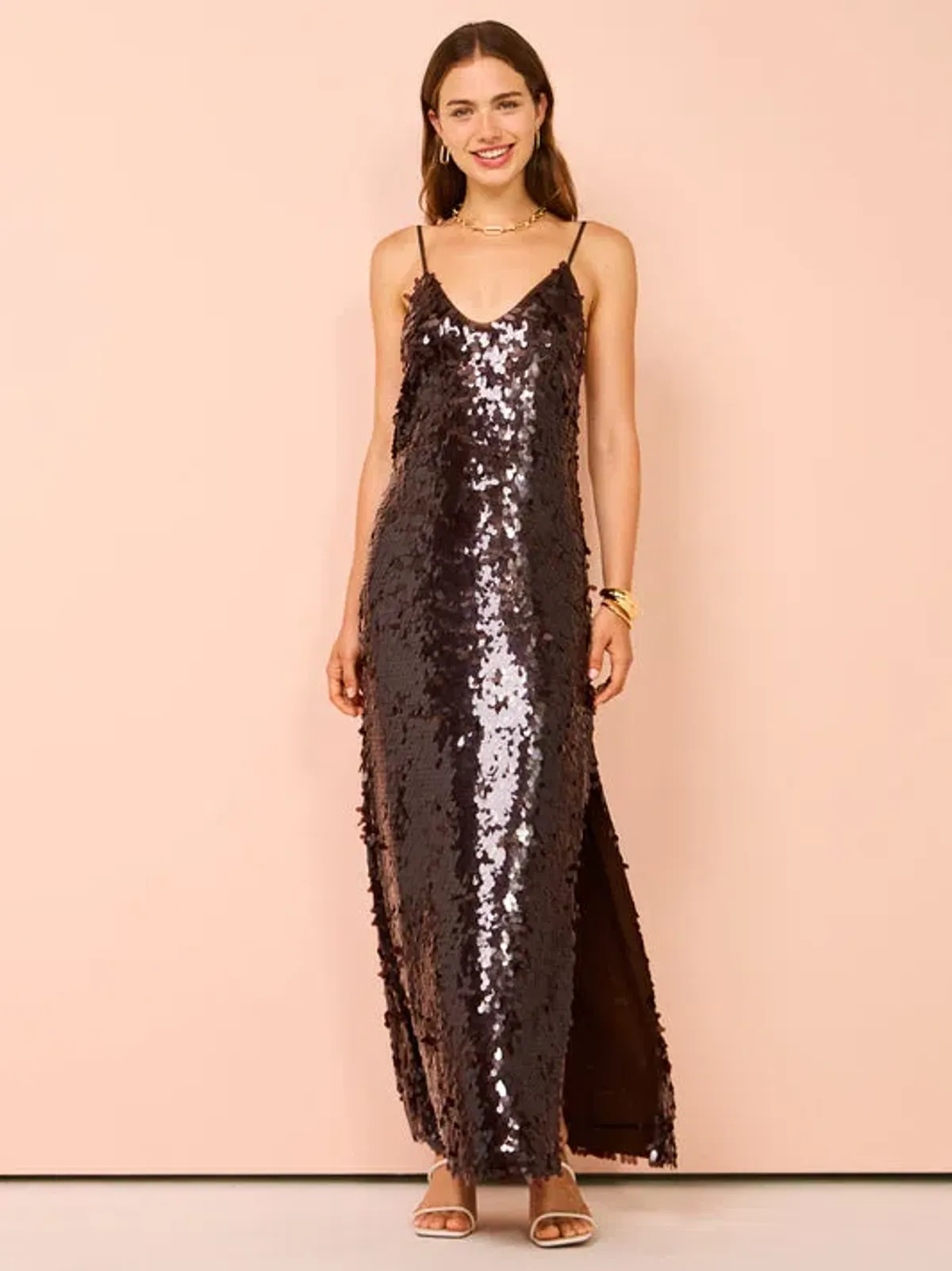 Alemais Geanie Sequin Gown Size 10 - Image 1