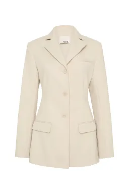 Sir The Label Musee Contoured Blazer Ecru Size 3 / AU 12 for rent on The Volte - image 3