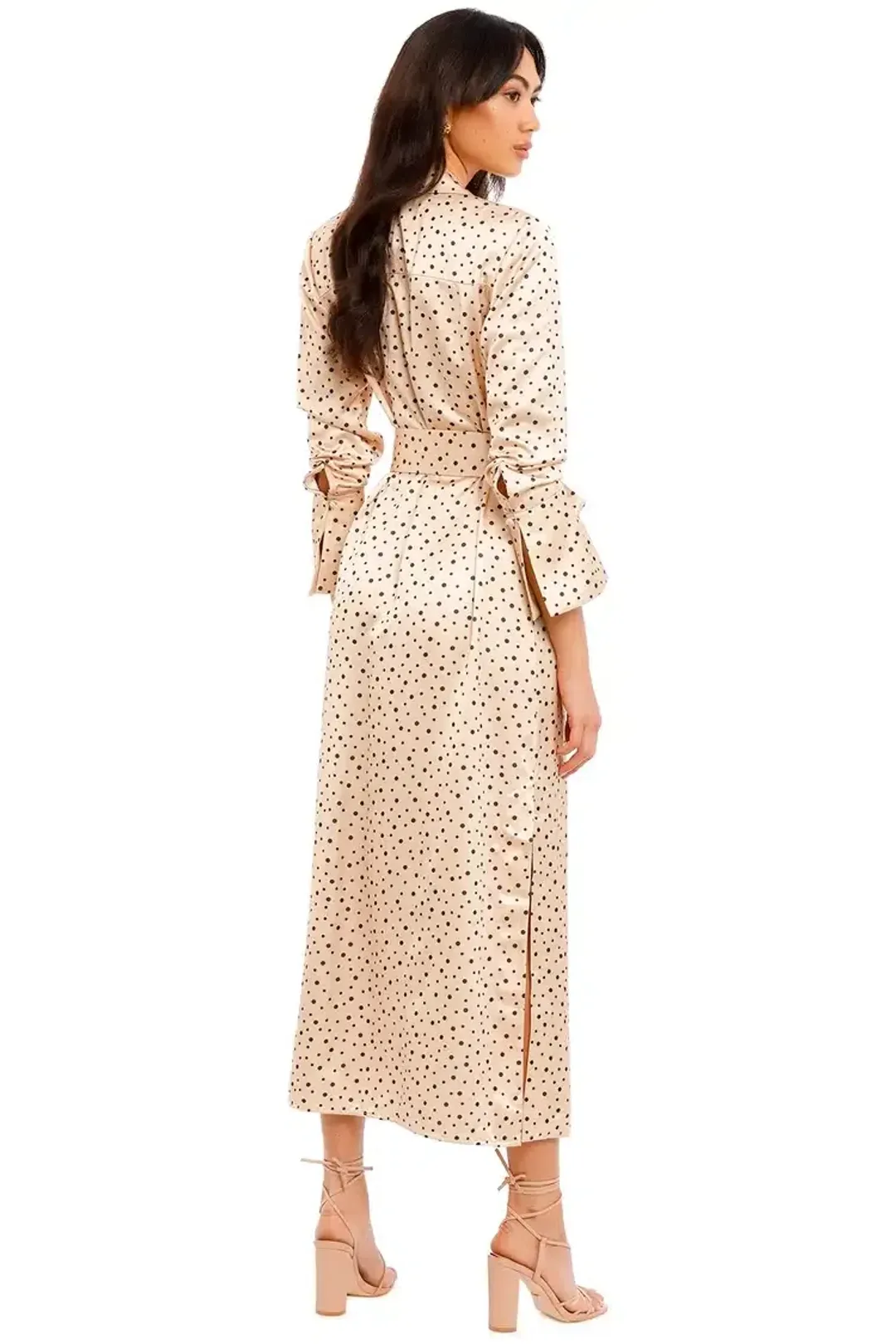 Significant Other Amara Dress in Cream Black Polka Size 10 for rent on The Volte - main image