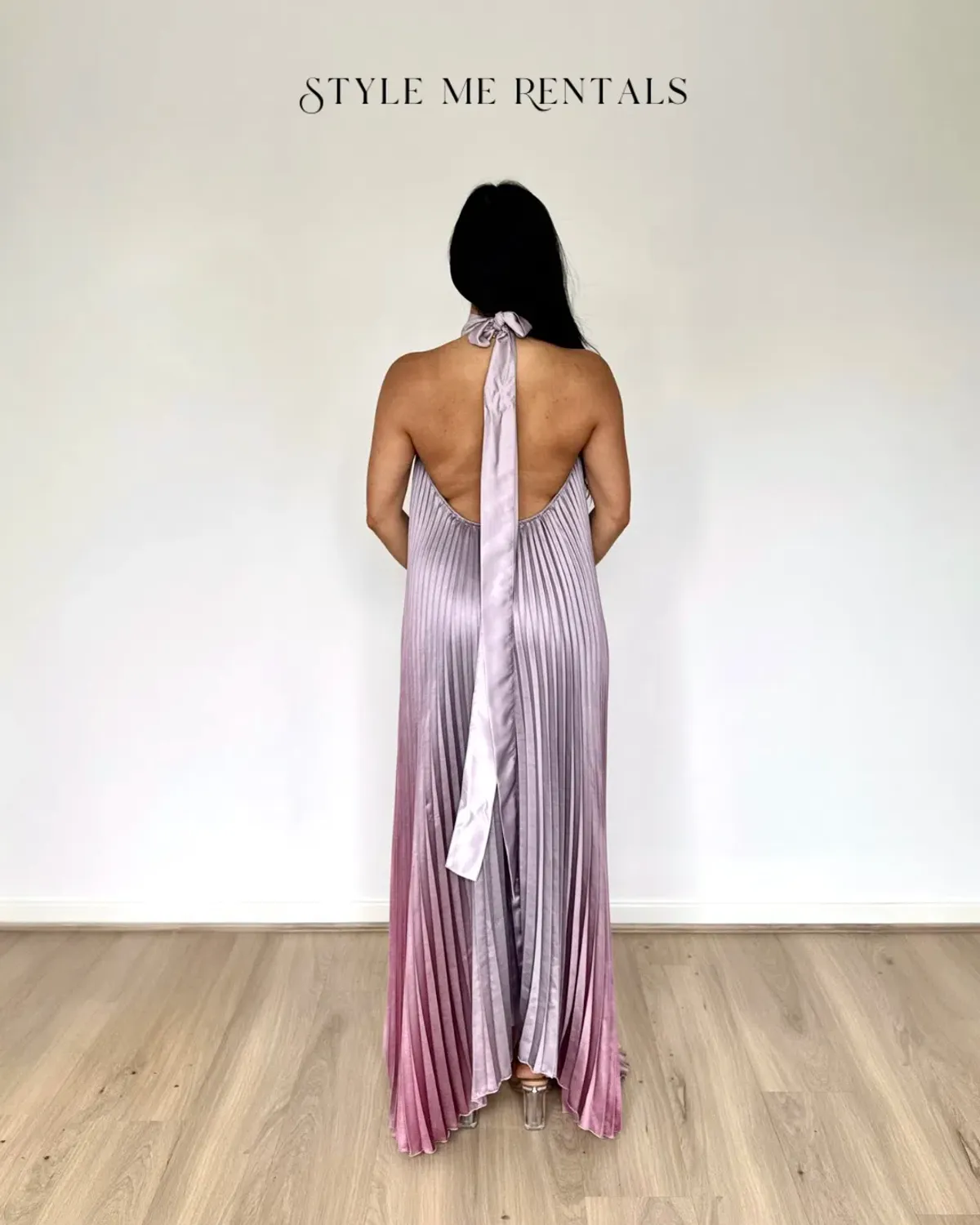 L'idee Opera Gown Mauve Ombre Size 10 - Image 6