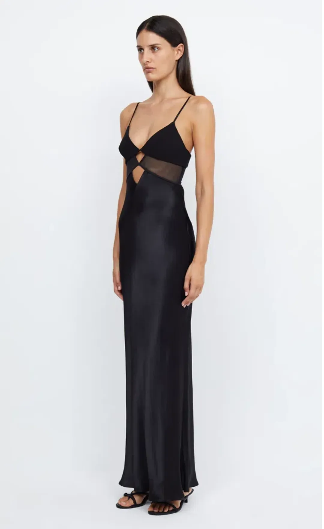 Bec & Bridge Ashton Cut Out Maxi Dress Black Size AU 6 for rent on The Volte - main image