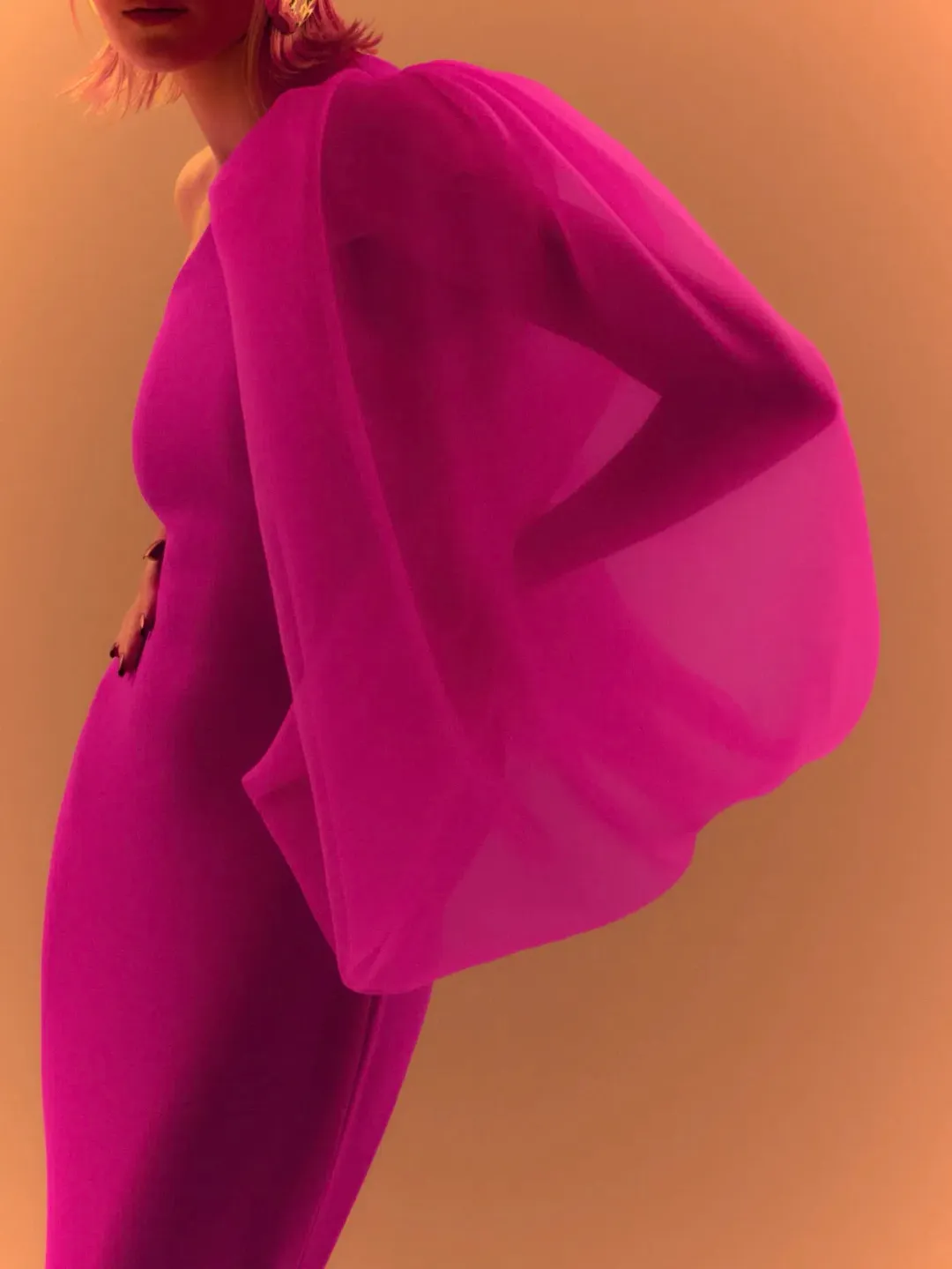 Solace London The Hudson Maxi Dress in Pink Size 8 for rent on The Volte - main image