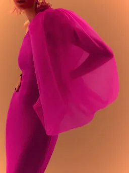 Solace London The Hudson Maxi Dress in Pink Size 8 for rent on The Volte - image 4