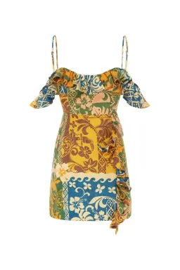Alemais Archie Flounce Mini Dress Print Size 10 for rent on The Volte - image 5