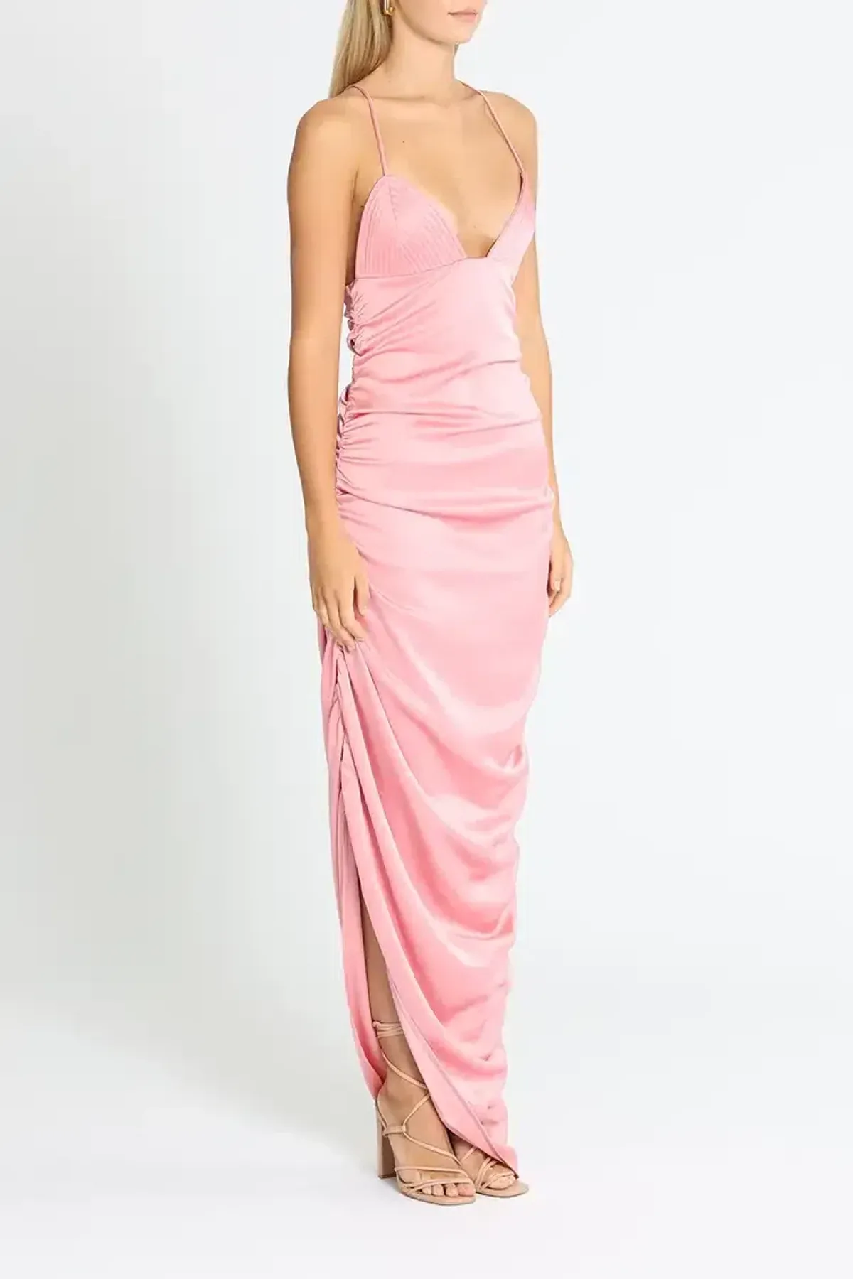 Paris Georgia Fred Dress in Dusty Pink Size 10 - Image 2