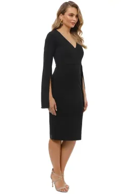 Pasduchas Amaryllis Midi Dress in Black Size 8 for rent on The Volte - image 2