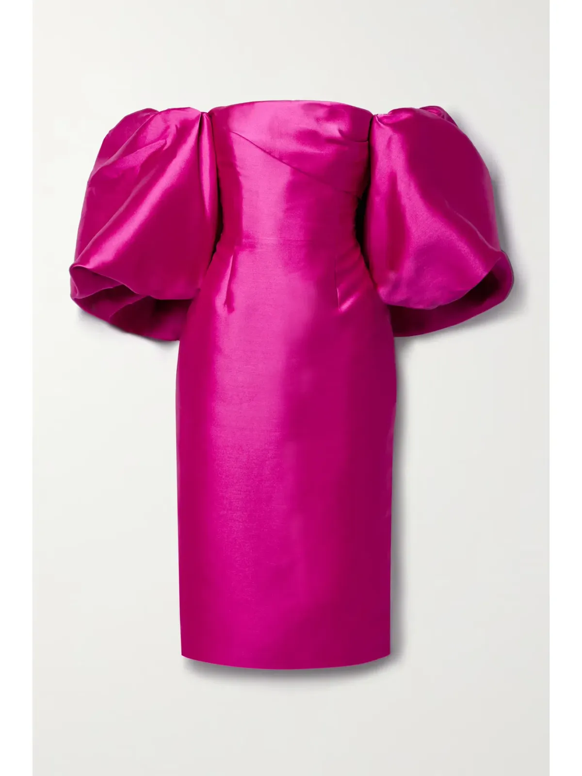 Solace London Marcia Faille Midi Dress Pink Size AU 8 - Image 3