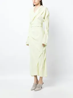 Rachel Gilbert Delfy Sleeve Midi Dress Seafoam Size 0 / AU 6 for rent on The Volte - image 1
