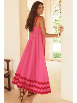 Mister Zimi Vivi Dress In Pink Ric Rac Size AU 8 for rent on The Volte - image 3