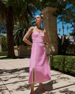 Aston Studio Clio Dress Fuschia Size AU 6 for rent on The Volte - image 1