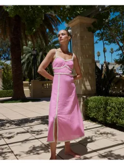 Aston Studio Clio Dress Fuschia Size AU 6 for rent on The Volte - image 5