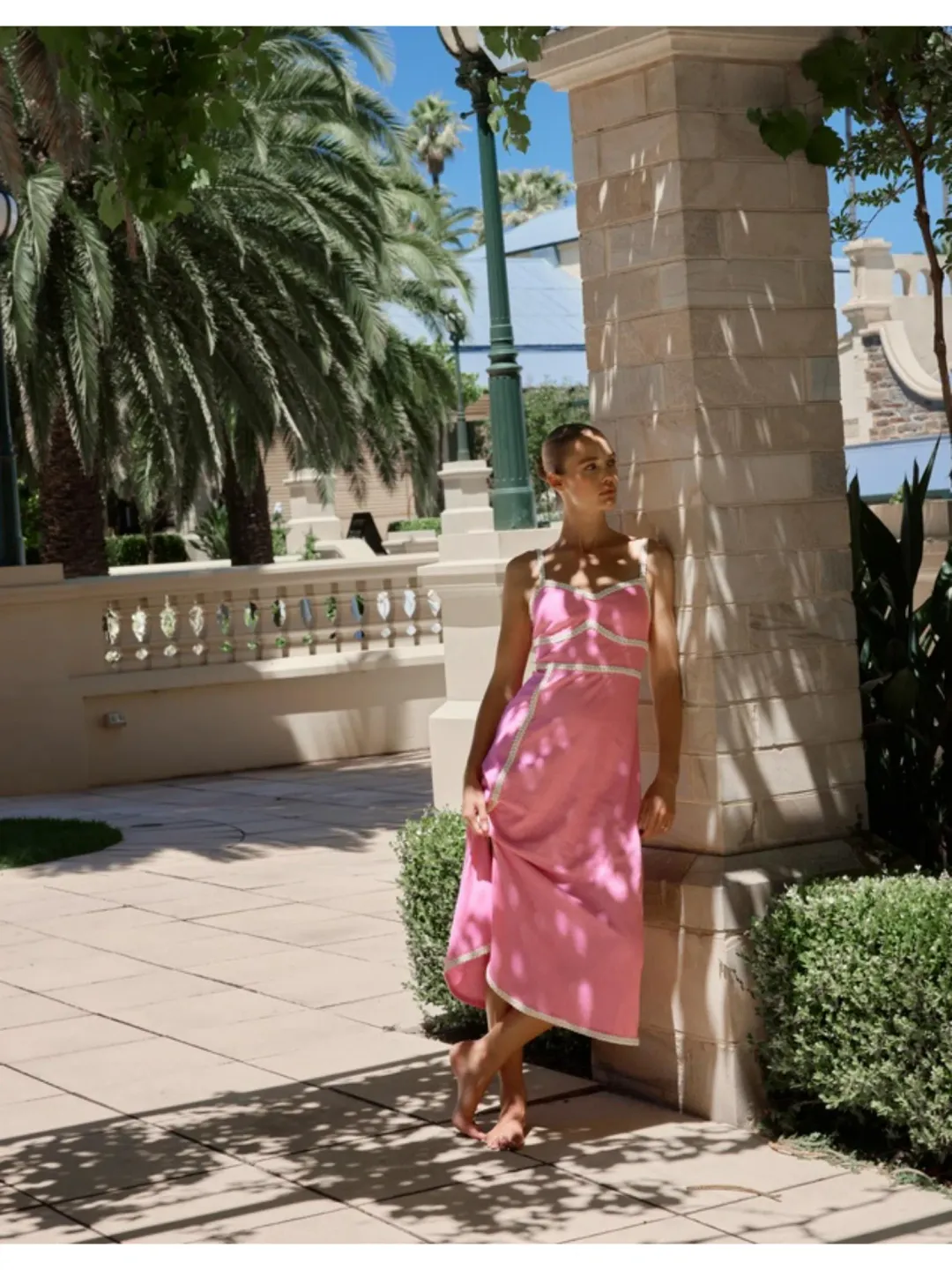 Aston Studio Clio Dress Fuschia Size AU 6 for rent on The Volte - main image