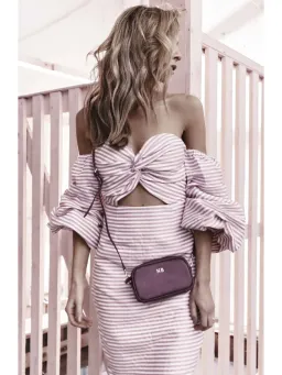 Asilio Candy Eyed Midi Dress Pink Size AU 10 for rent on The Volte - image 3