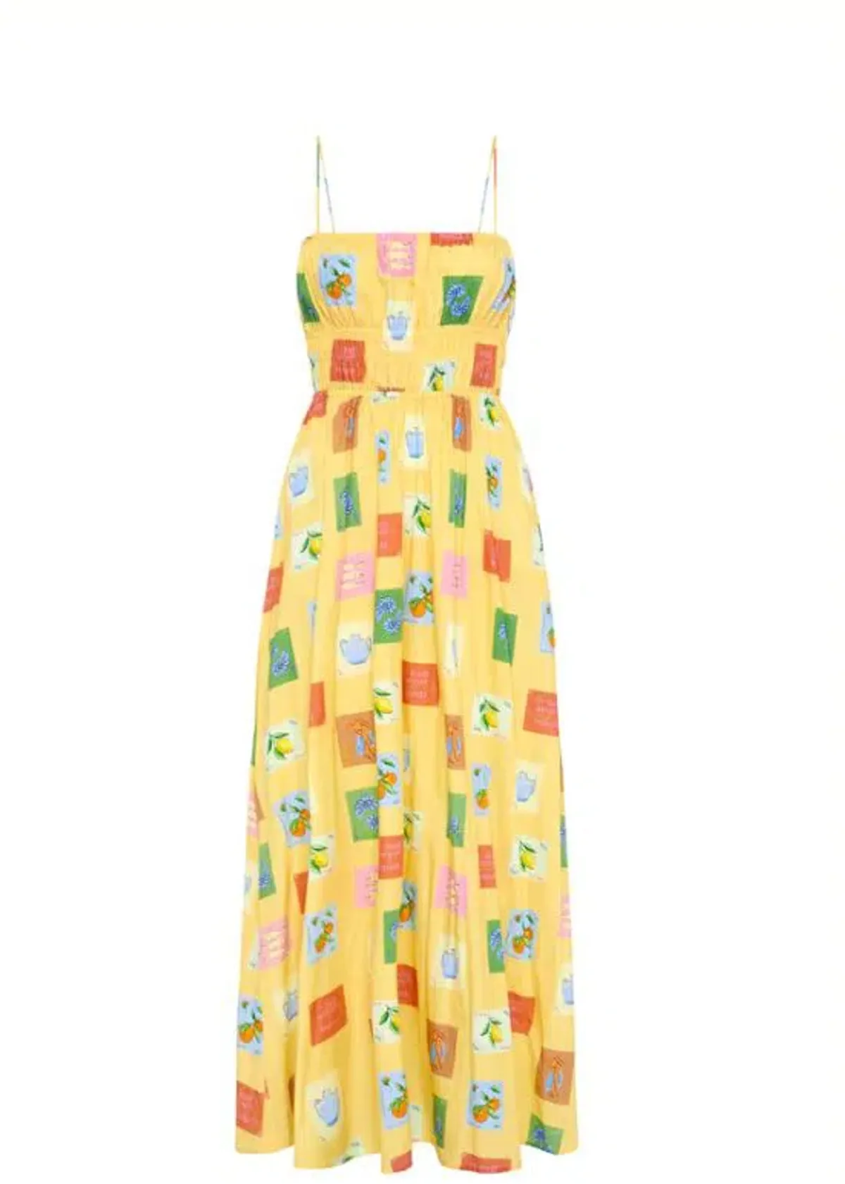 Palm Noosa West Dress Yellow Emblem Size 12 - Image 3