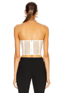 Dion Lee Lace Pocket Corset Ivory Size 10 for rent on The Volte - image 2