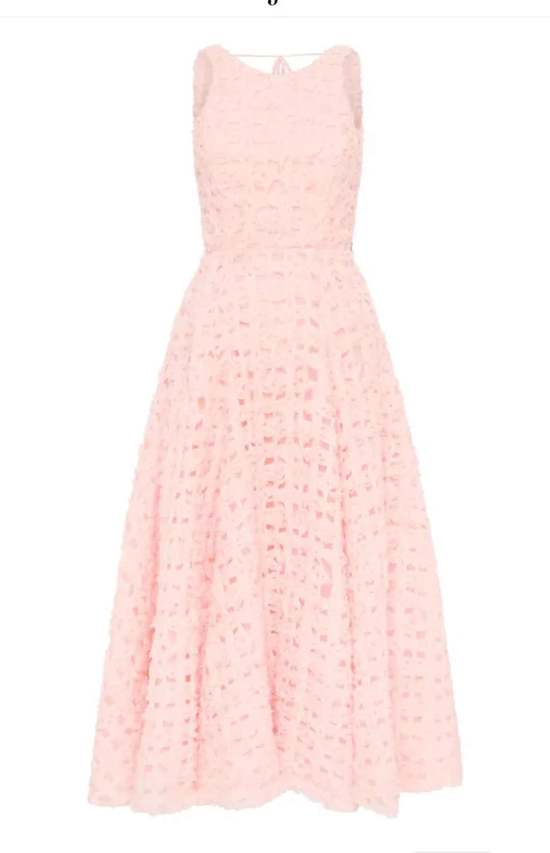 Aje Quintette Backless Midi Dress in Soft Pink Size 8 for rent on The Volte - main image