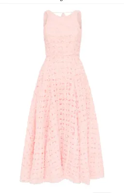 Aje Quintette Backless Midi Dress in Soft Pink Size 8 for rent on The Volte - image 7