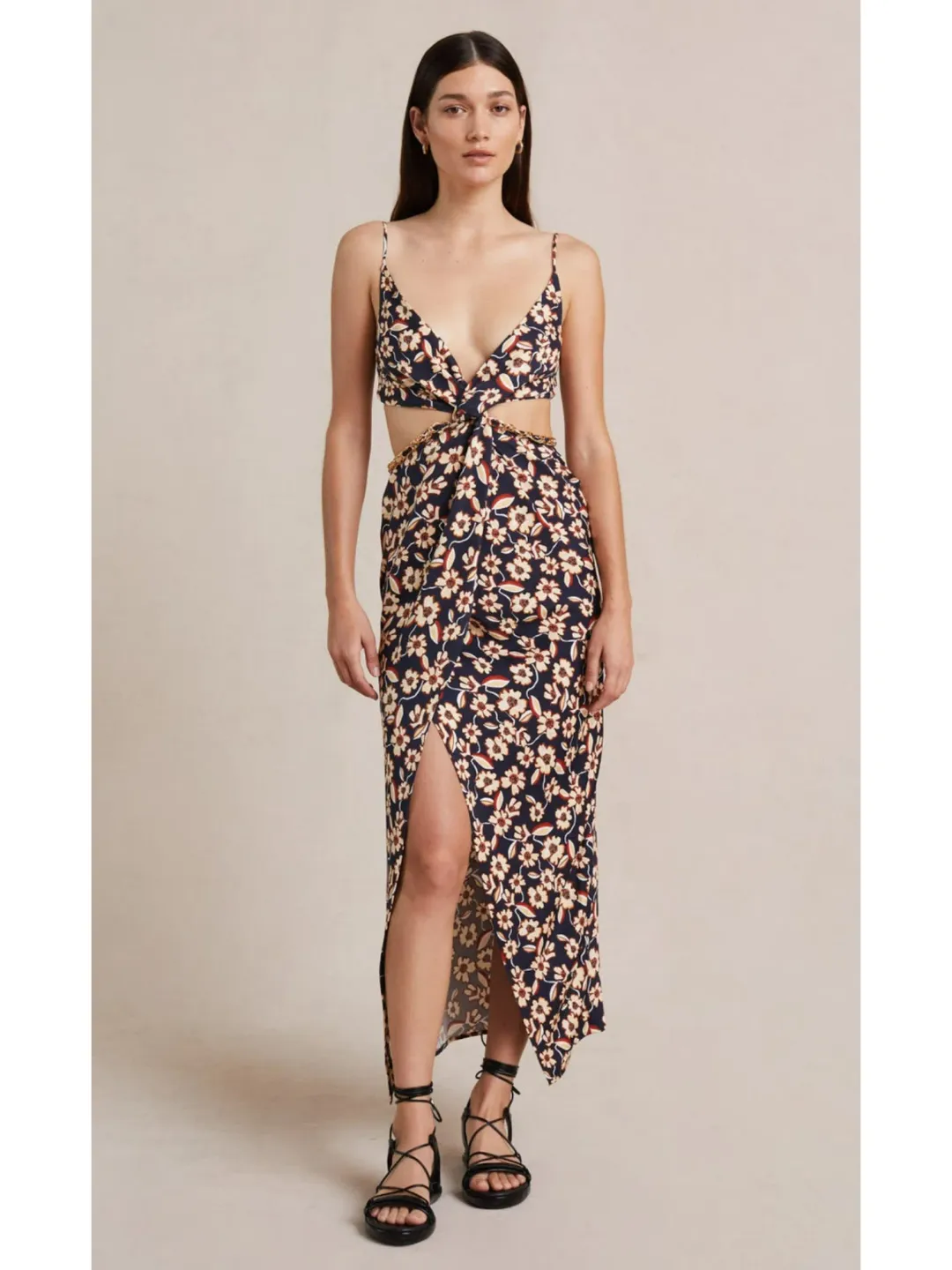 Bec & Bridge Modern Romance Twist Dress Floral Size AU 8 for rent on The Volte - main image