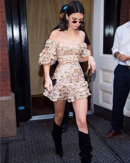 Zimmermann Painted Hearts Folds Mini Dress Print Size 0 / AU 6-8 for rent on The Volte - image 4