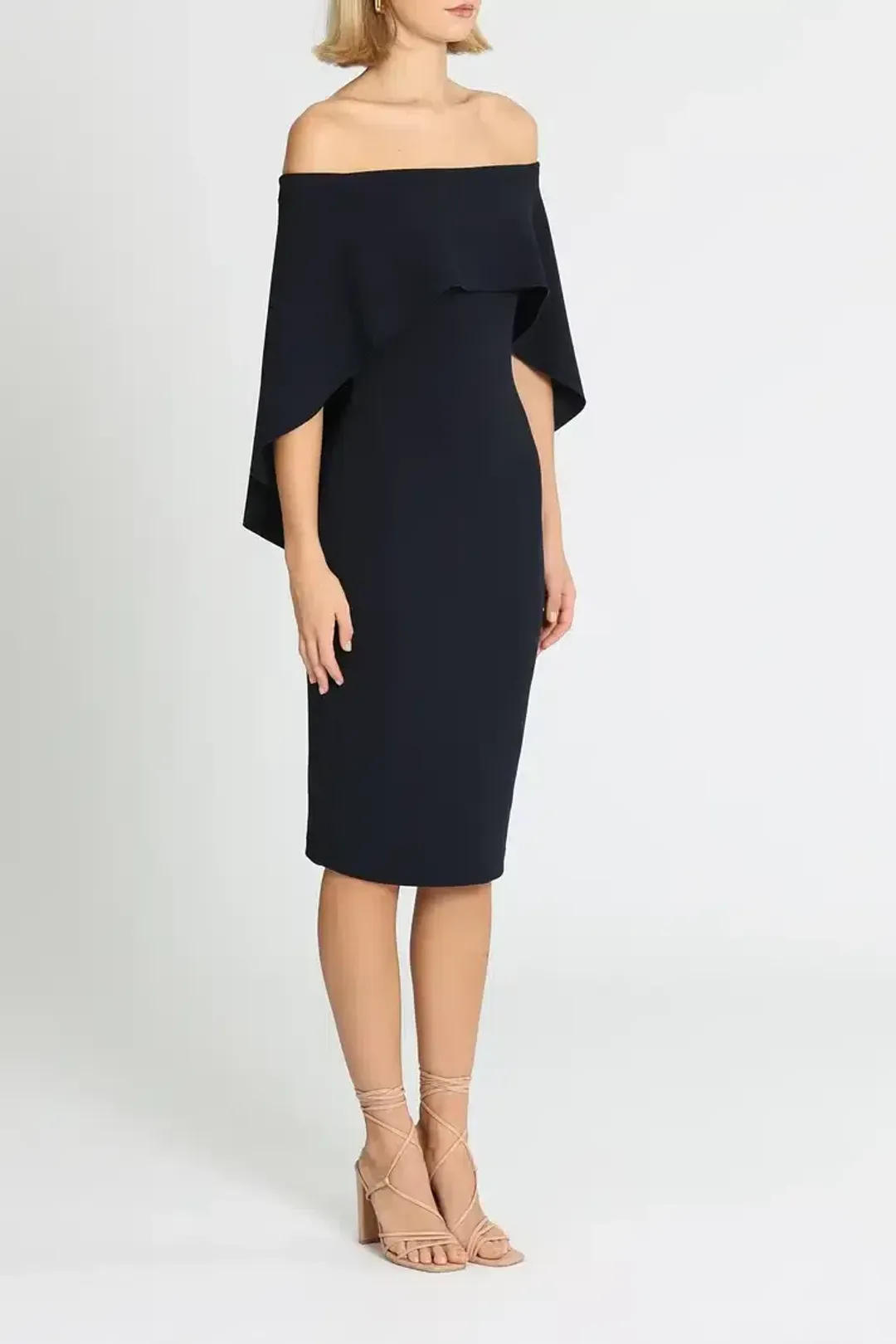 Pasduchas Composure Midi Dress in Black Size 16 for rent on The Volte - main image