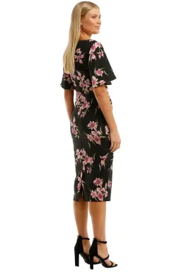 Pasduchas Haven Sleeve Midi Dress in Orchid Size 8 for rent on The Volte - image 2
