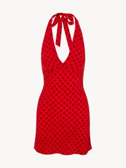 Realisation Par The Leila In Aura Halter Mini Dress Red Size 6 for rent on The Volte - image 3