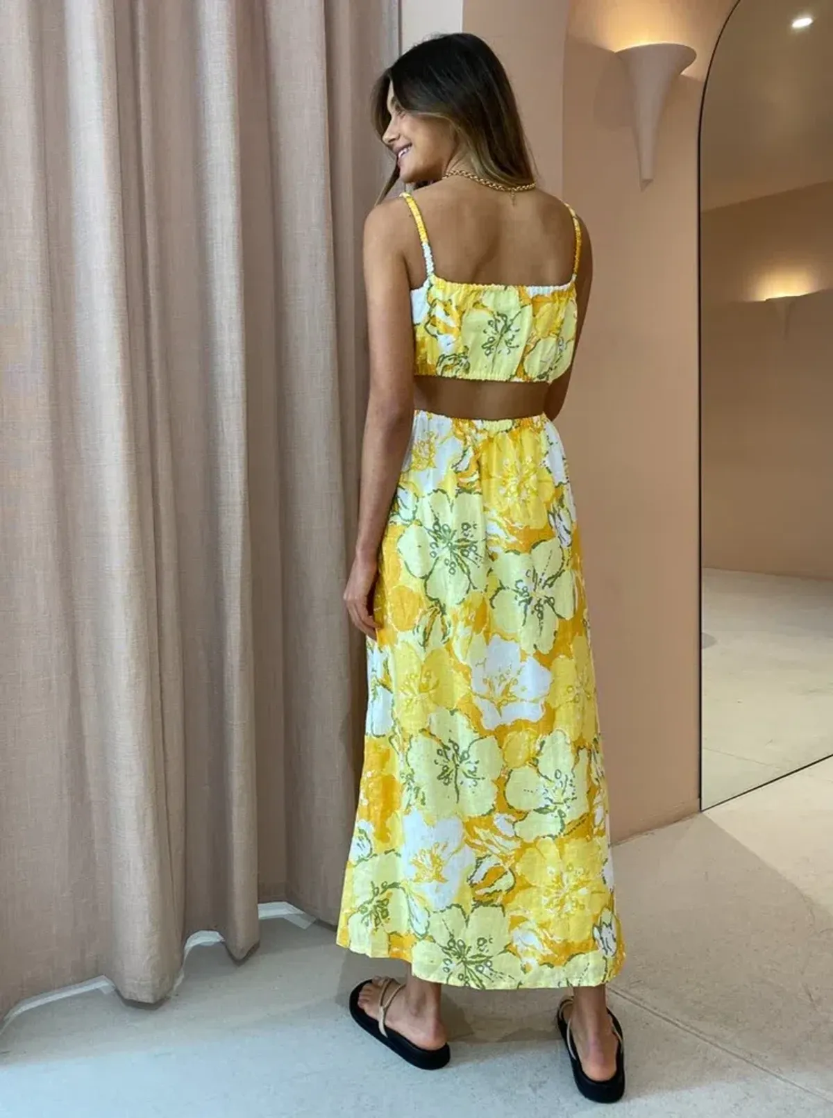 Faithfull the Brand El Rio Maxi Dress Loretta Floral Print Size 8 - Image 2