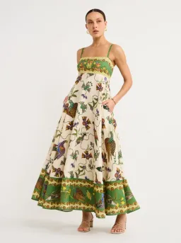 Alemais Birdie Sundress In Multi Size AU 8 for rent on The Volte - image 1