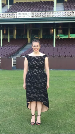 Carla Zampatti Lace Dress Black Size 14 for rent on The Volte - image 1