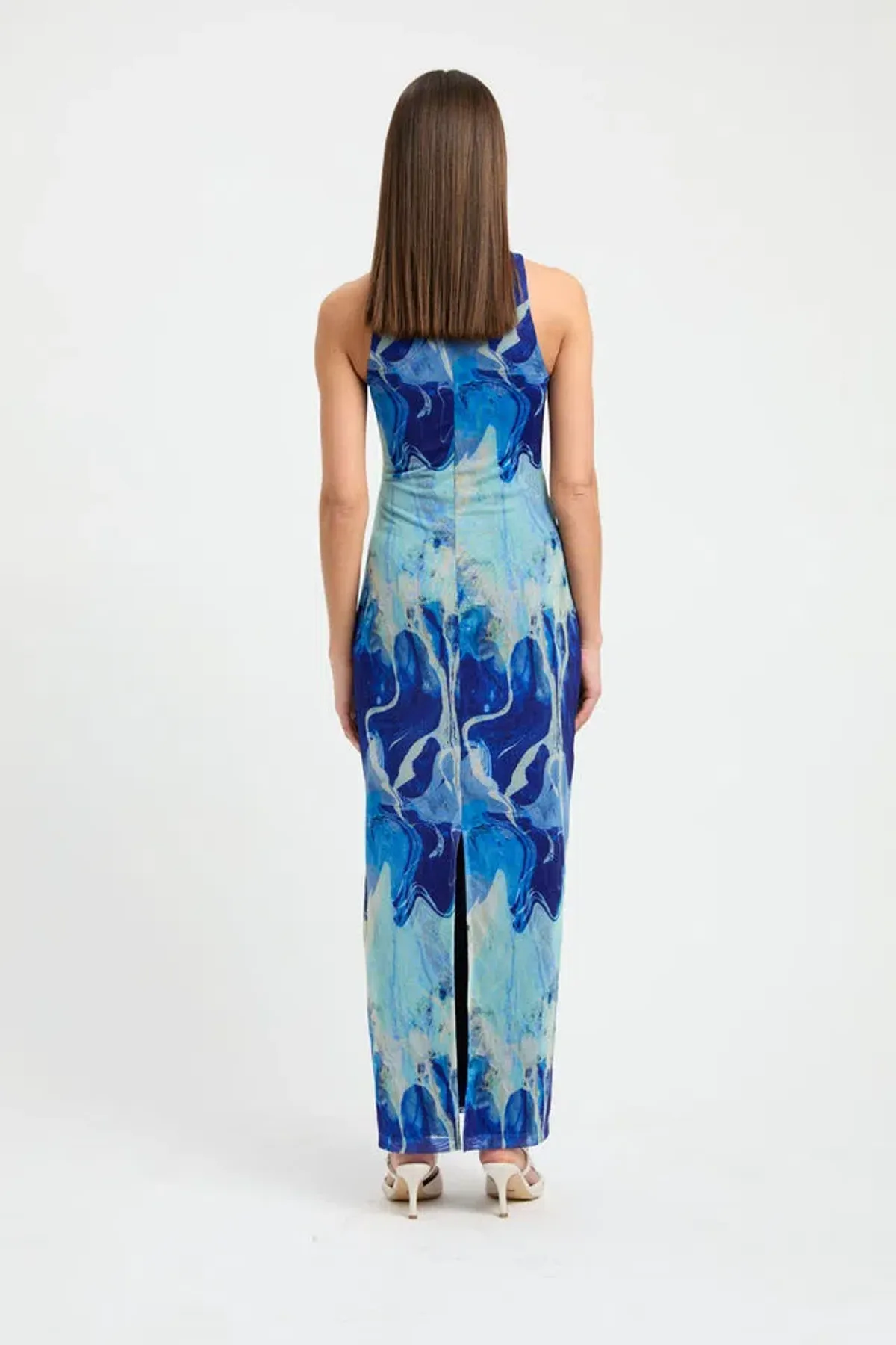 Kookai Banks Dress Multi Blue Size 8 - Image 2