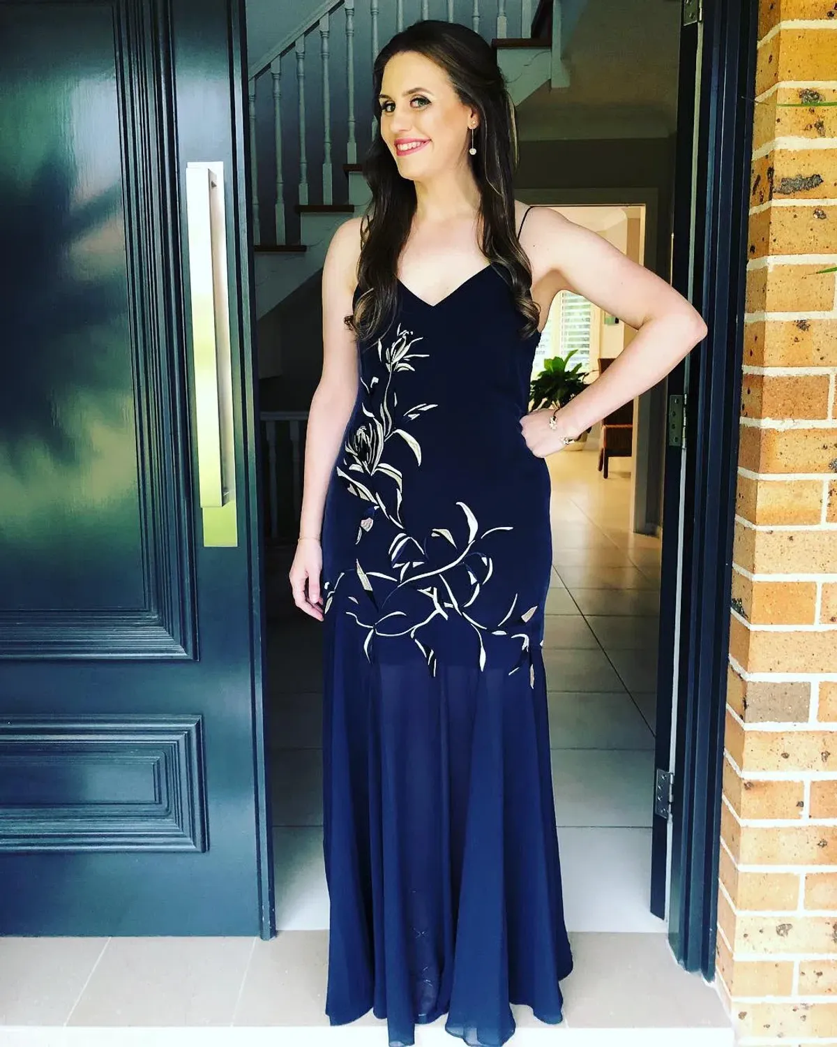 Sass and Bide Nature Games Dress Navy Size 14 - Image 1