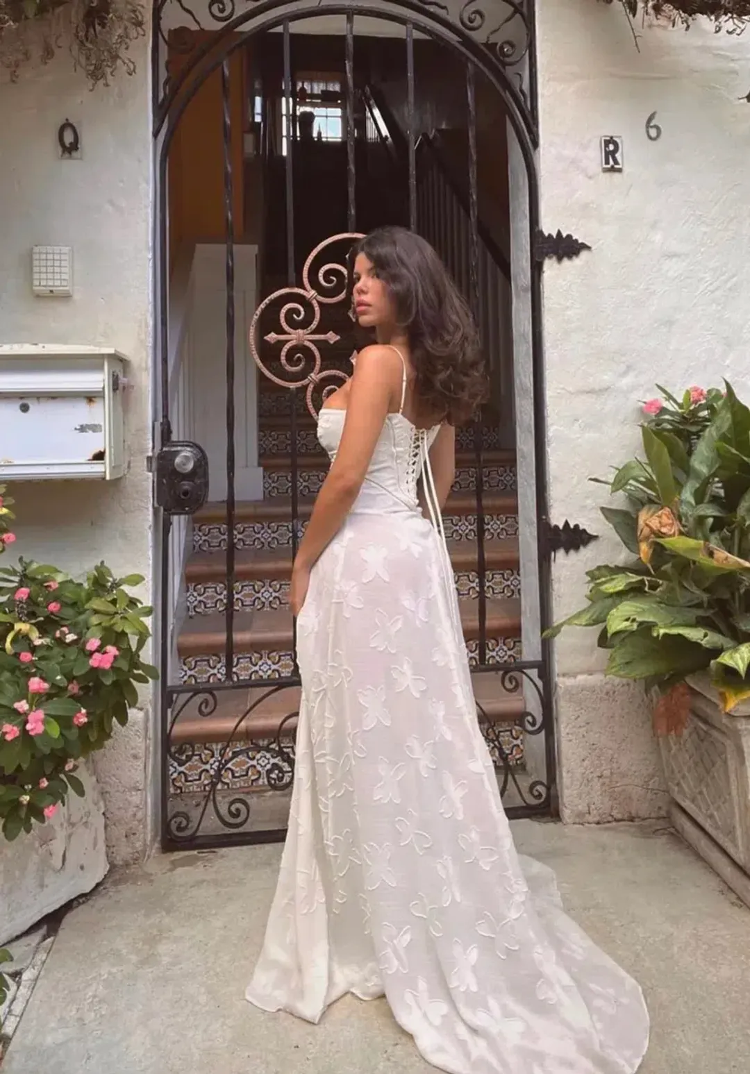 House Of CB Seren Dress In Vintage Cream Size S / AU 8 for rent on The Volte - main image