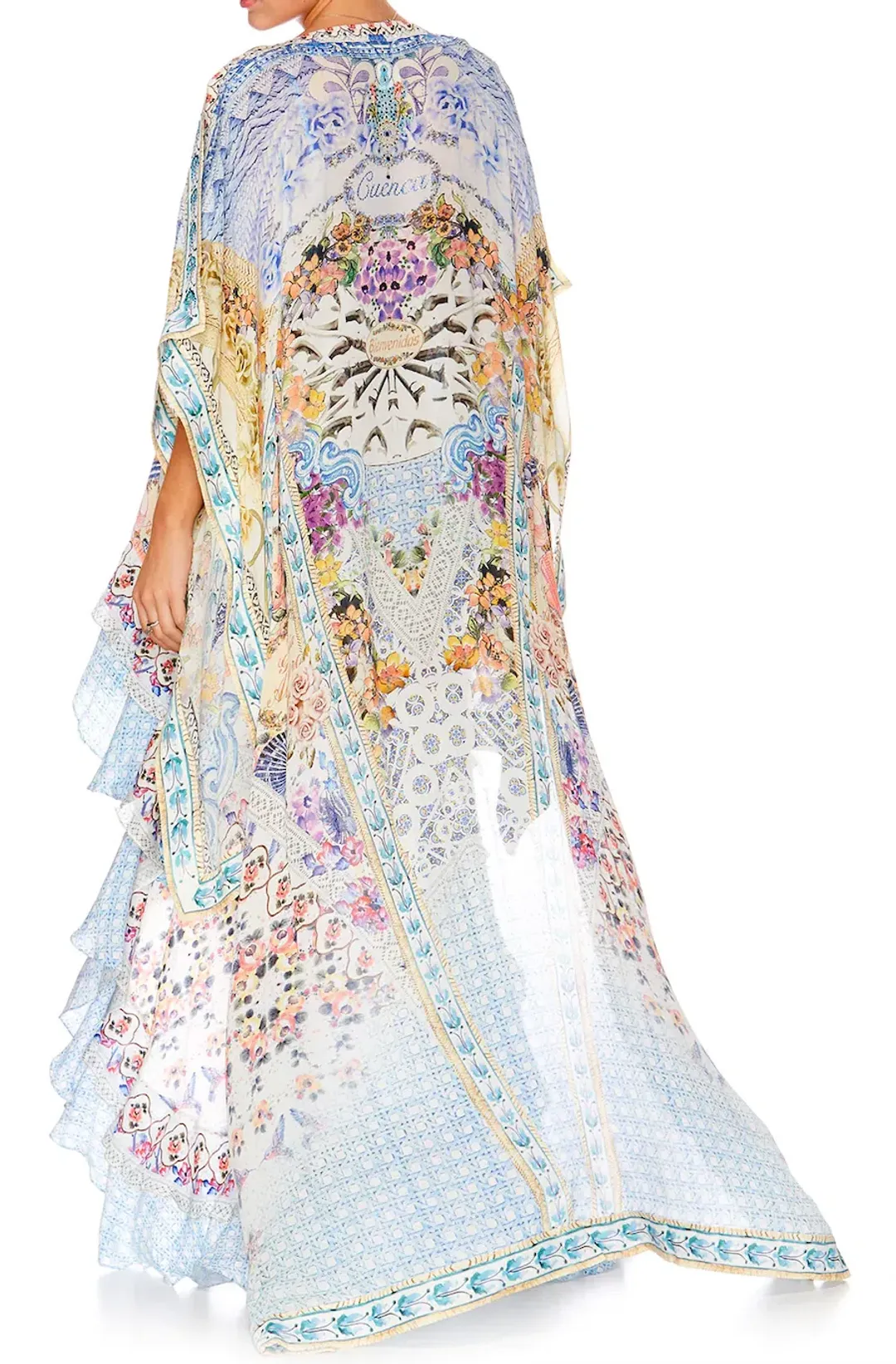 Camilla Drape Long Back Overlay Girl Next Door Print One Size for rent on The Volte - main image