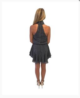 Shona Joy La Niña High Neck Drawstring Dress for rent on The Volte - image 3