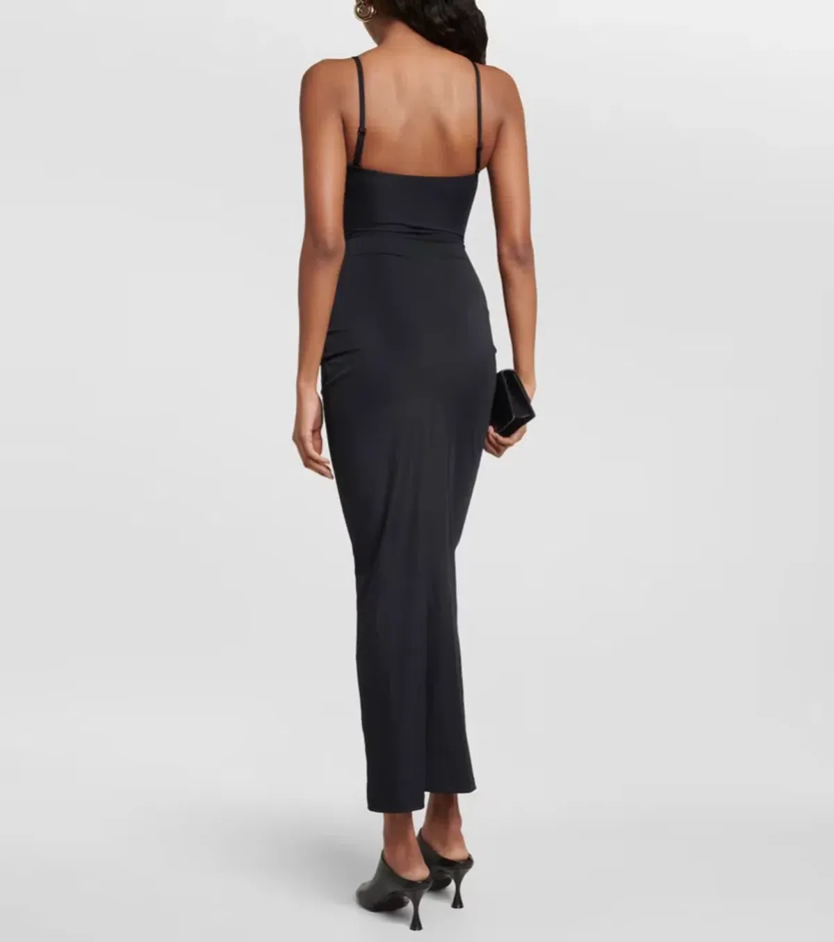 Christopher Esber Pierced Orbit Column Midi Dress Black Size 6 - Image 3