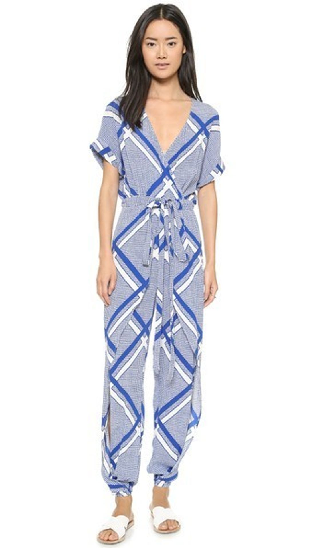 Sass & Bide Tigers & Lions Jumpsuit Size 10 for rent on The Volte - main image
