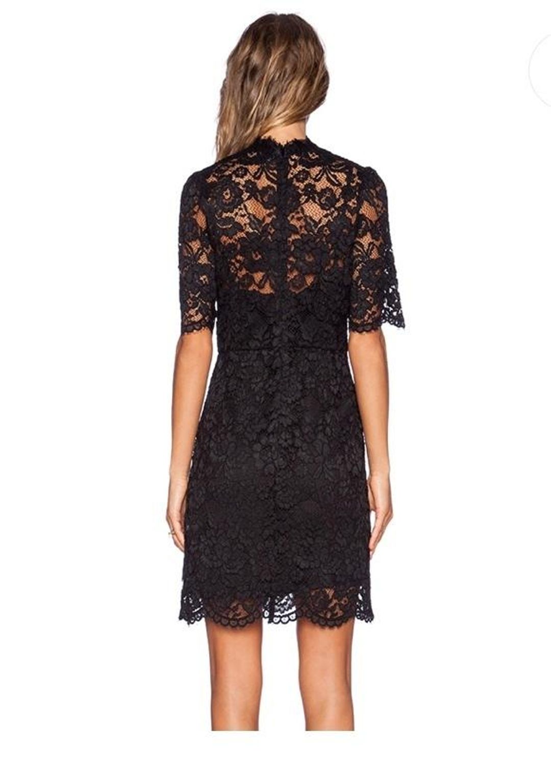 Elliatt Range Black Lace Dress for rent on The Volte - main image