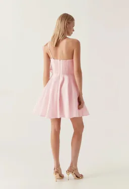 Aje Genesis Mini Dress in Soft Pink Size 6 for rent on The Volte - image 3