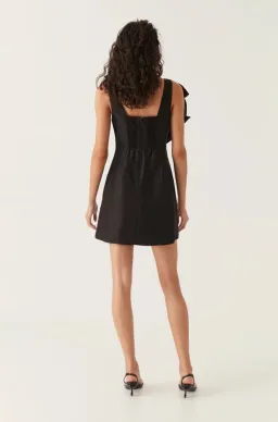 Aje Energy Mini Dress in Black Size 6 for rent on The Volte - image 3