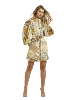 Zimmermann Brightside A-Line Mini Dress Print Size 10 for rent on The Volte - image 1